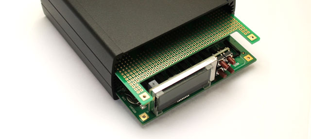 A front size milling leave the space for the front panel DAISY-24 LCD