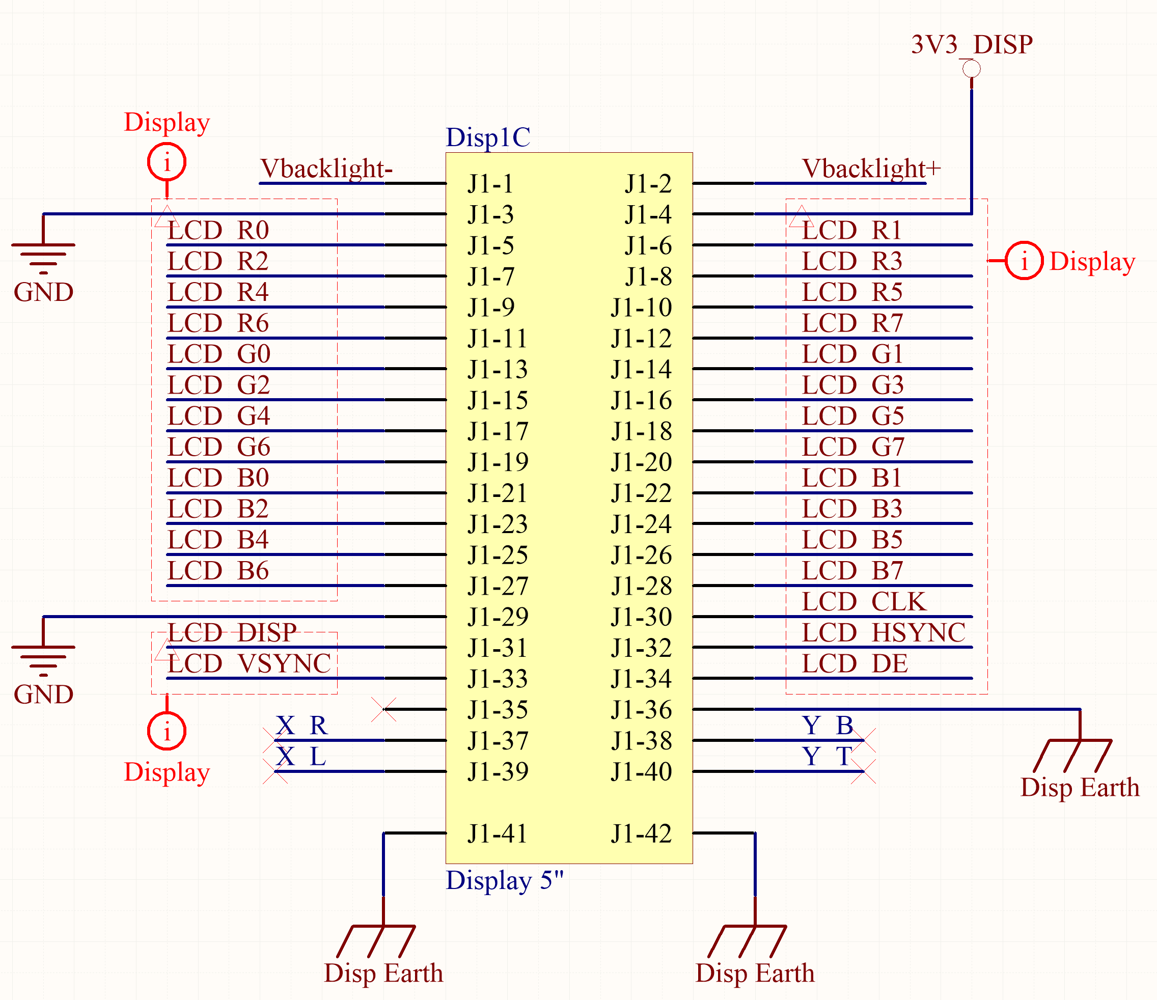 Lcd 40 Pin Wiring Diagram